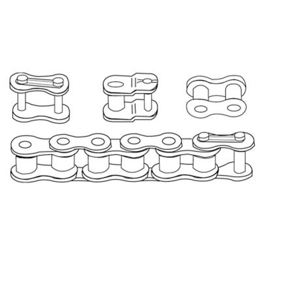 A & I Products 80 Hvy Roller Chain, 10ft (Import) 11.4" x11.4" x1.8" A-RC80HIMP